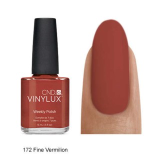 CND Vinylux Polish – Fine Vermilion (Modern Folklore Collection) 0.50 oz